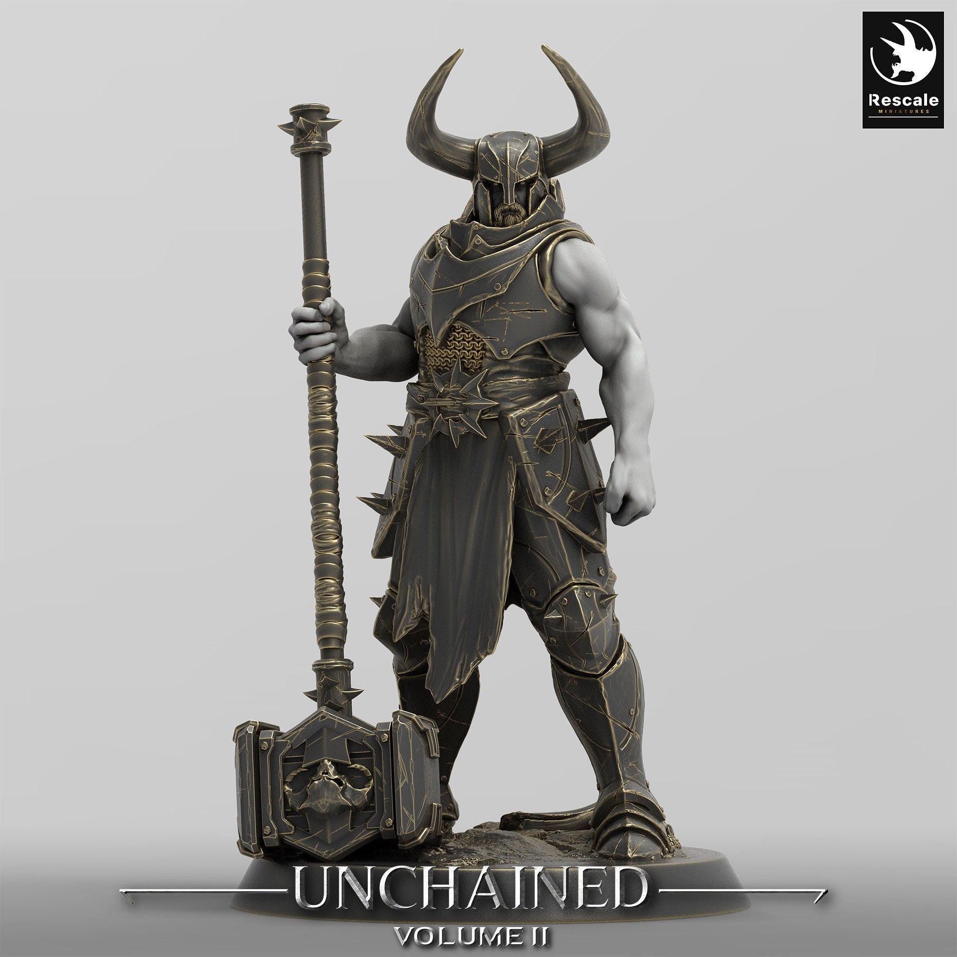 Unchained Hammer Warriors by Rescale Miniatures | Please Read Description