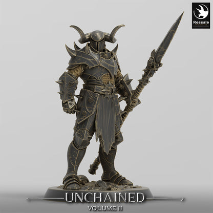 Unchained Spear Warriors by Rescale Miniatures | Please Read Description