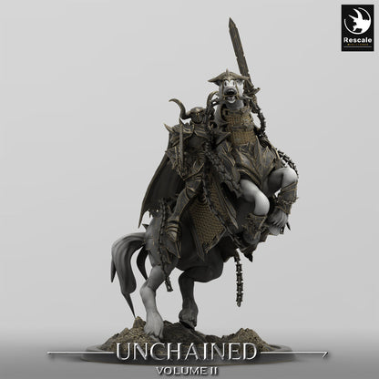 Mounted Unchained Horses by Rescale Miniatures | Please Read Description