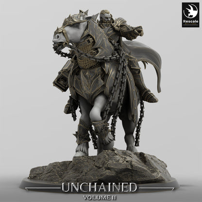 Mounted Unchained Horses by Rescale Miniatures | Please Read Description