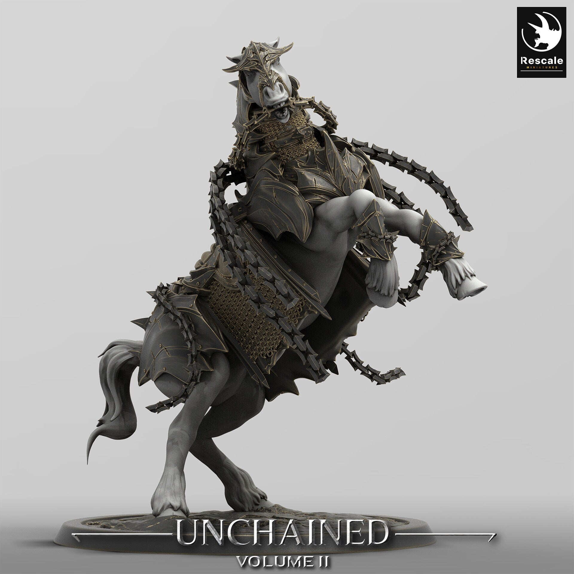 Saddled Unchained Horses by Rescale Miniatures | Please Read Description