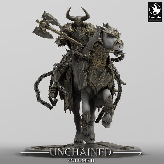 Mounted Unchained Horses by Rescale Miniatures | Please Read Description