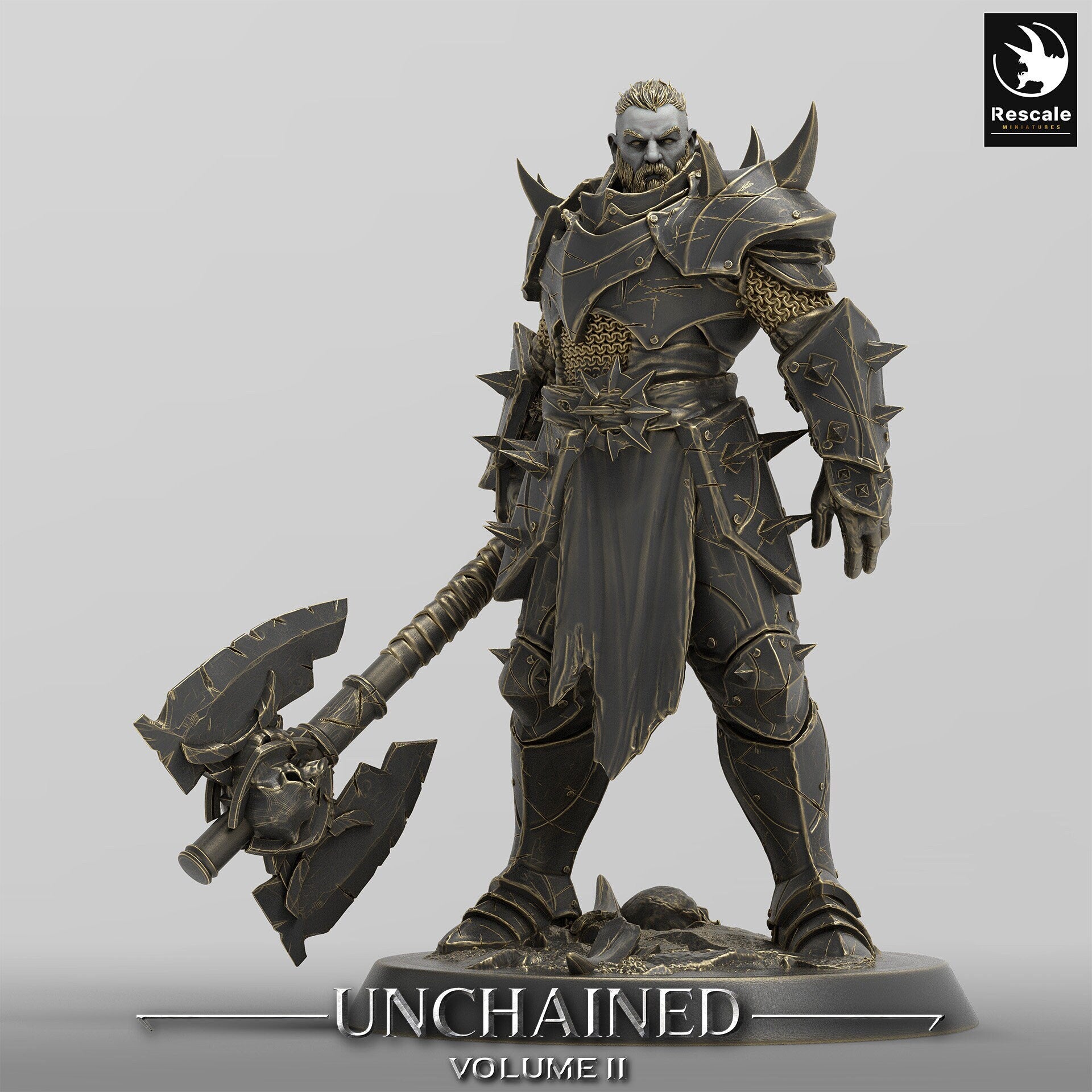 Unchained Axe Raiders by Rescale Miniatures | Please Read Description