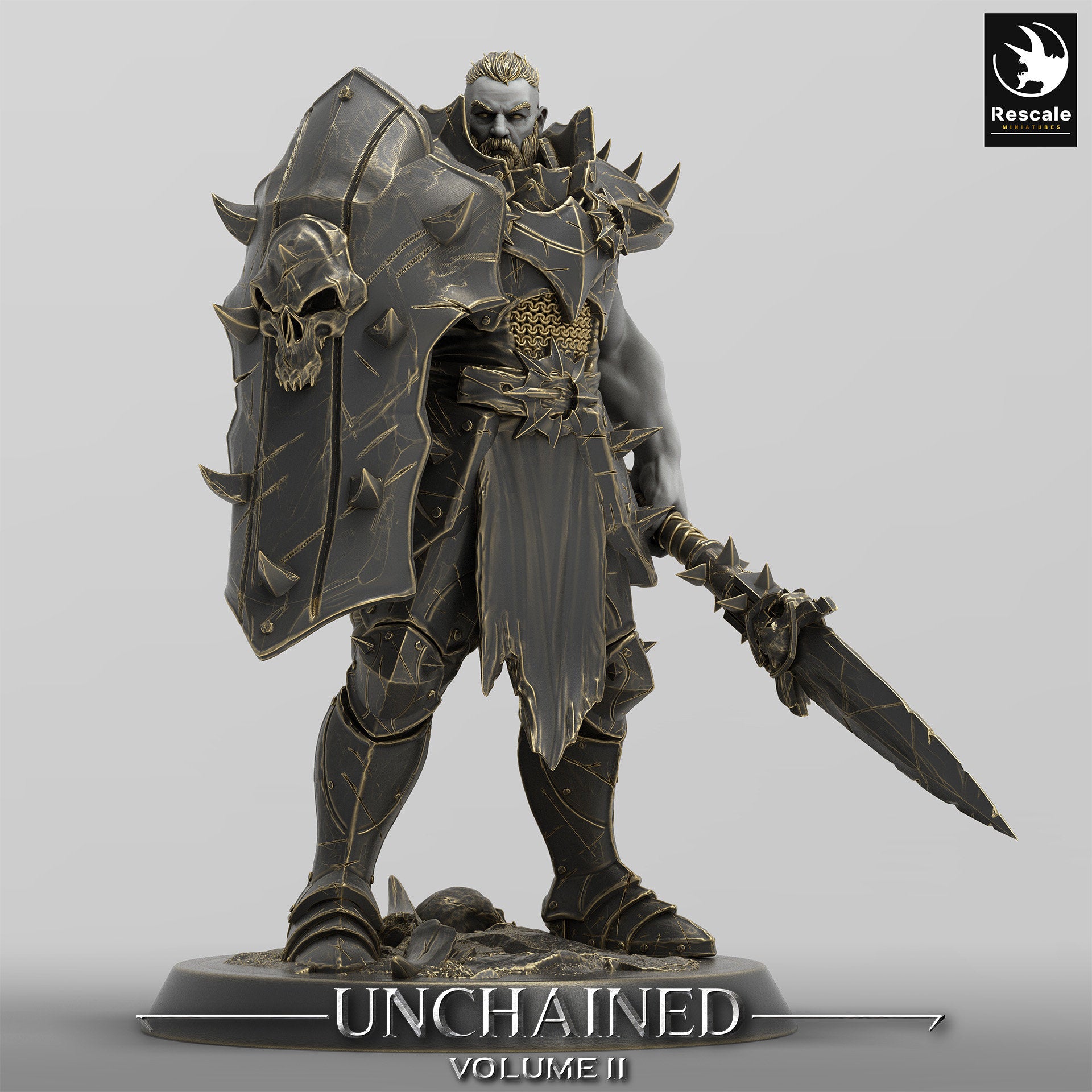 Unchained Spear Warriors by Rescale Miniatures | Please Read Description