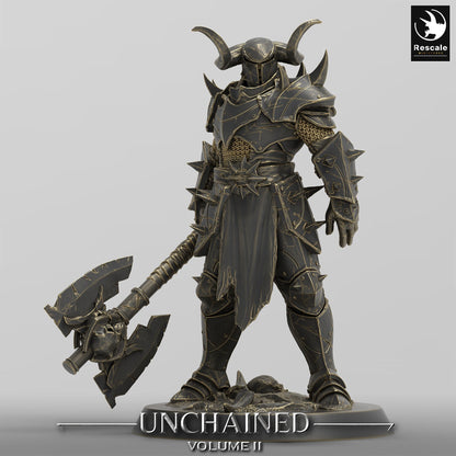 Unchained Axe Warriors by Rescale Miniatures | Please Read Description