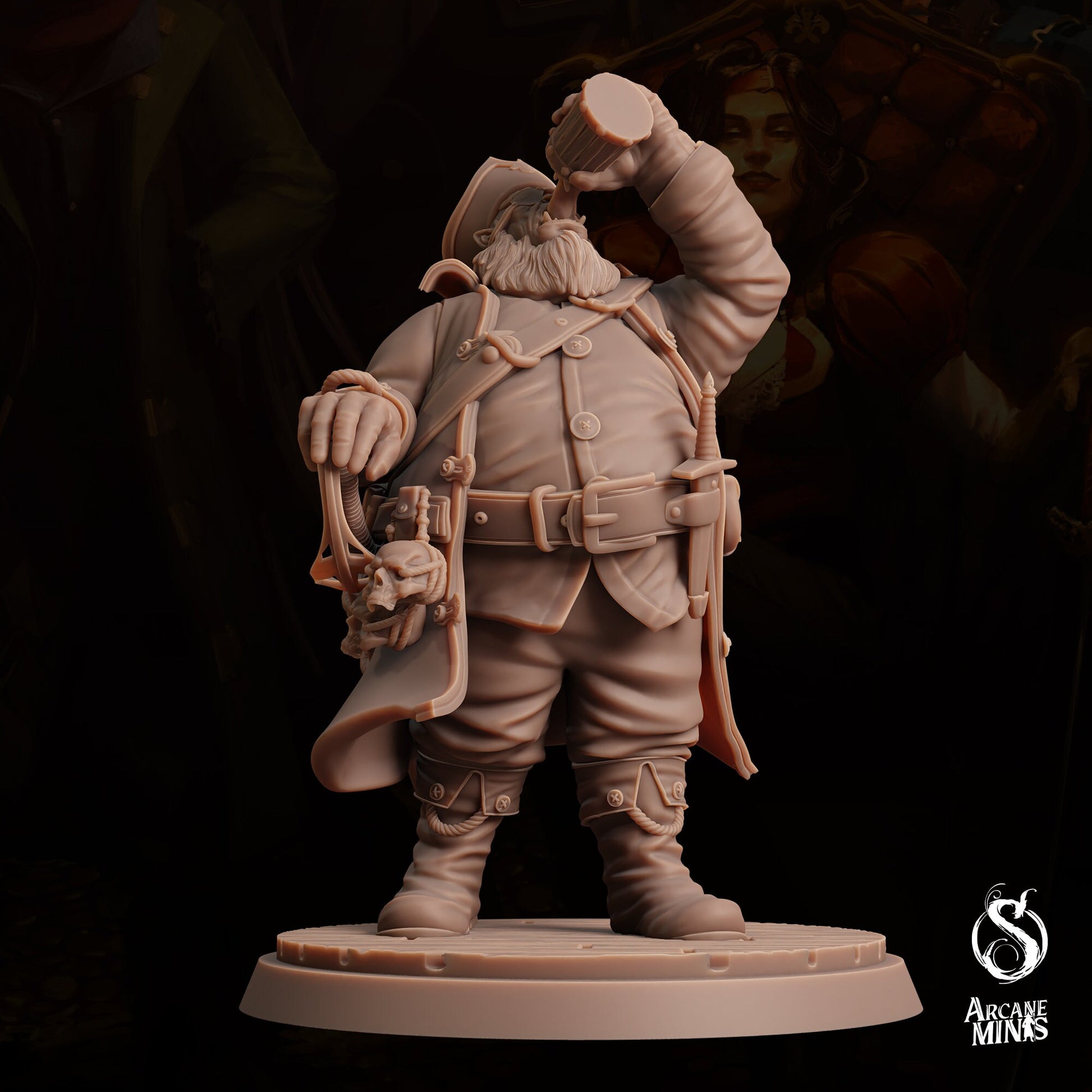 Ogre Fighter by Arcane Minis | Please Read Description