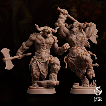 Tauriontaur Barbarian by Arcane Minis | Please Read Description