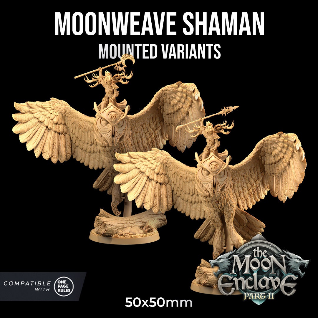 Moonweave Shaman, Solo & Mounted by Dragon Trappers Lodge | Please Read Description