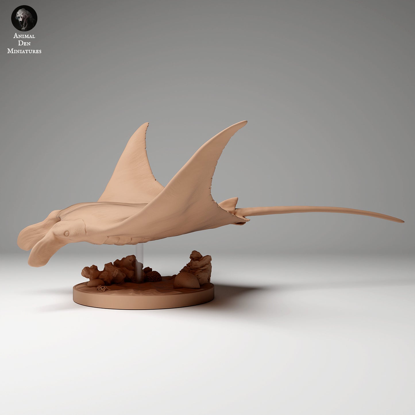 Reef Manta Ray 1:24 scale by Animal Den Miniatures | Please Read Description