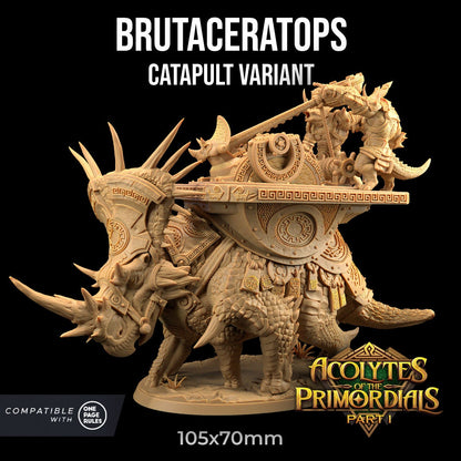 Brutaceratops, Siege Platforms by Dragon Trappers Lodge | Please Read Description