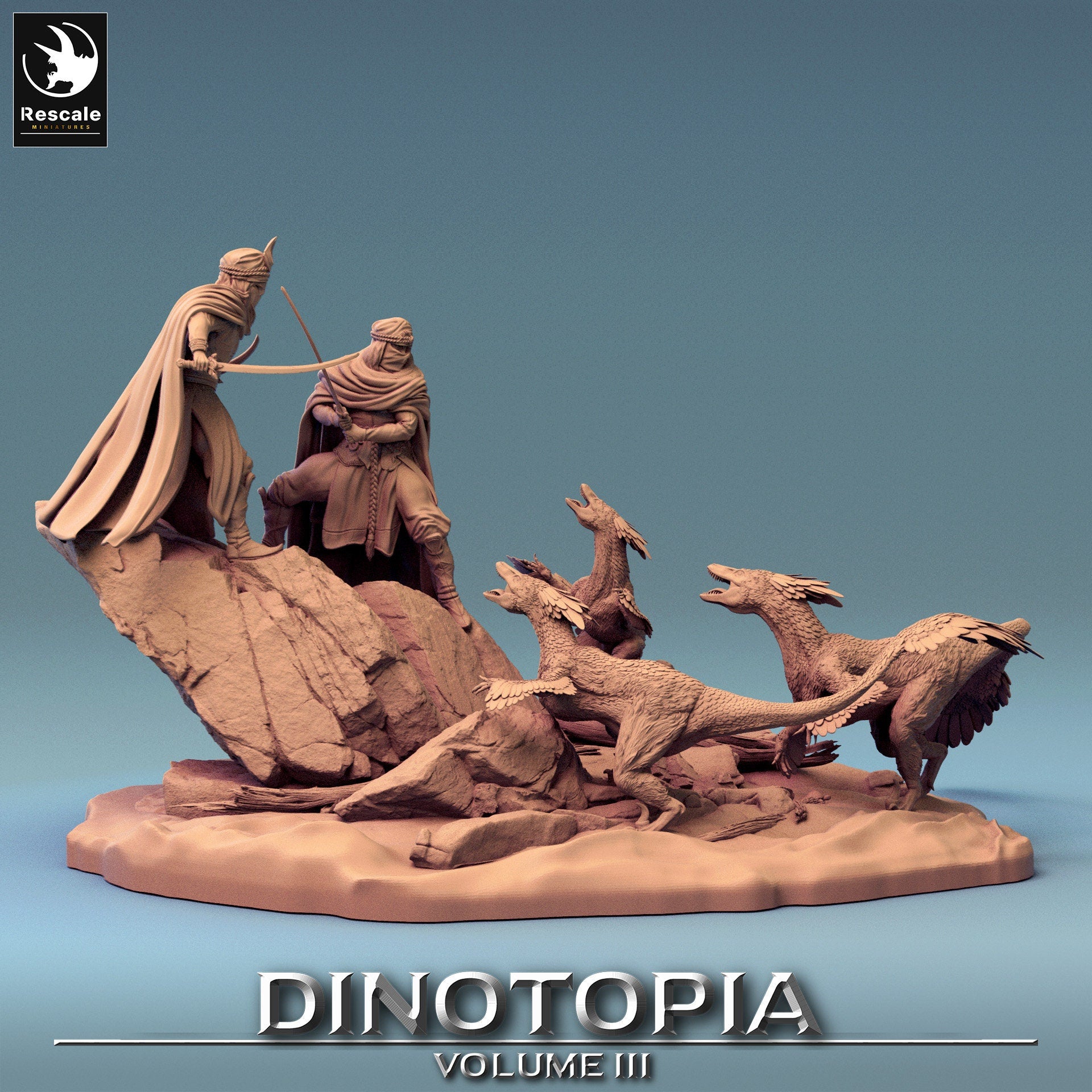 Dino Dioramas by Rescale Miniatures | Please Read Description