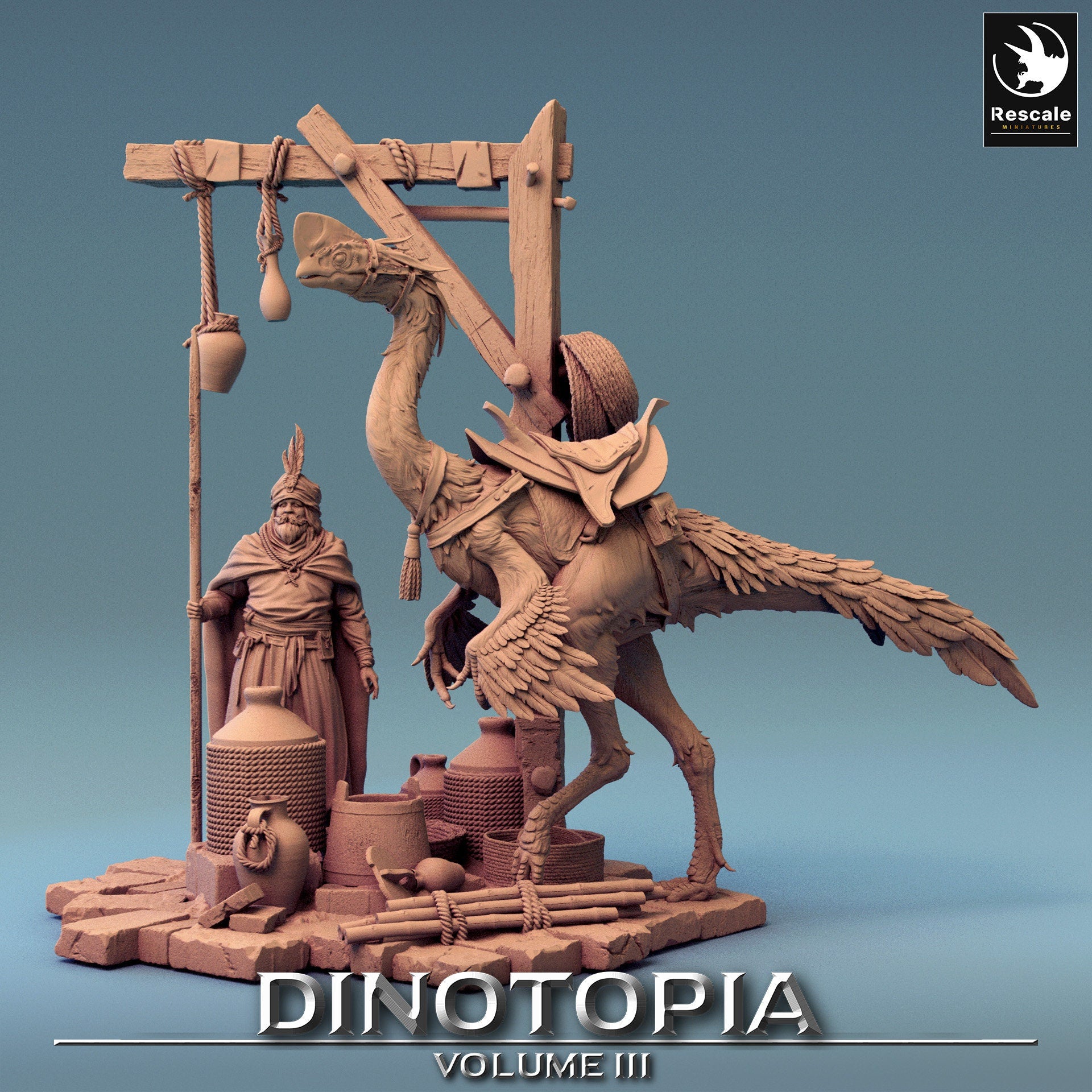 Dino Dioramas by Rescale Miniatures | Please Read Description