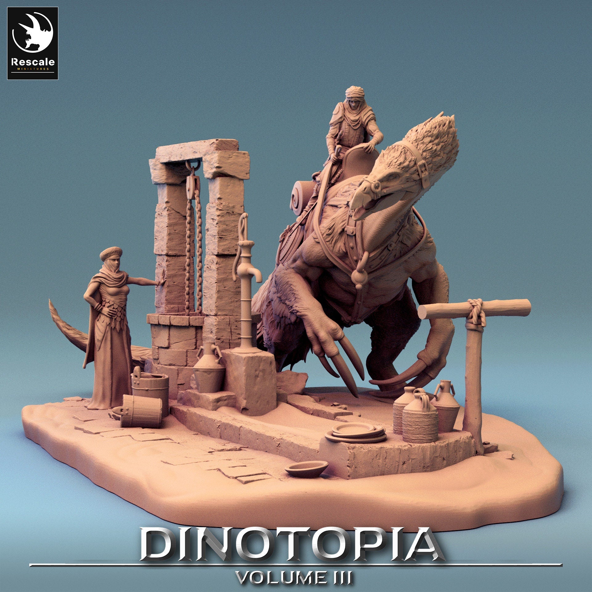 Dino Dioramas by Rescale Miniatures | Please Read Description