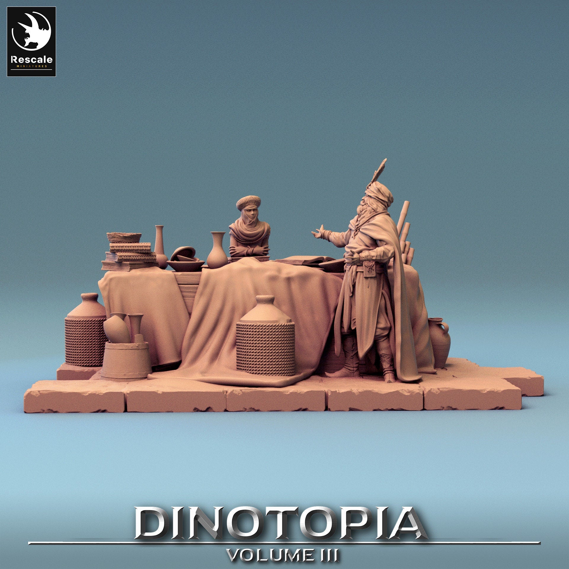 Dino City People Dioramas by Rescale Miniatures | Please Read Description