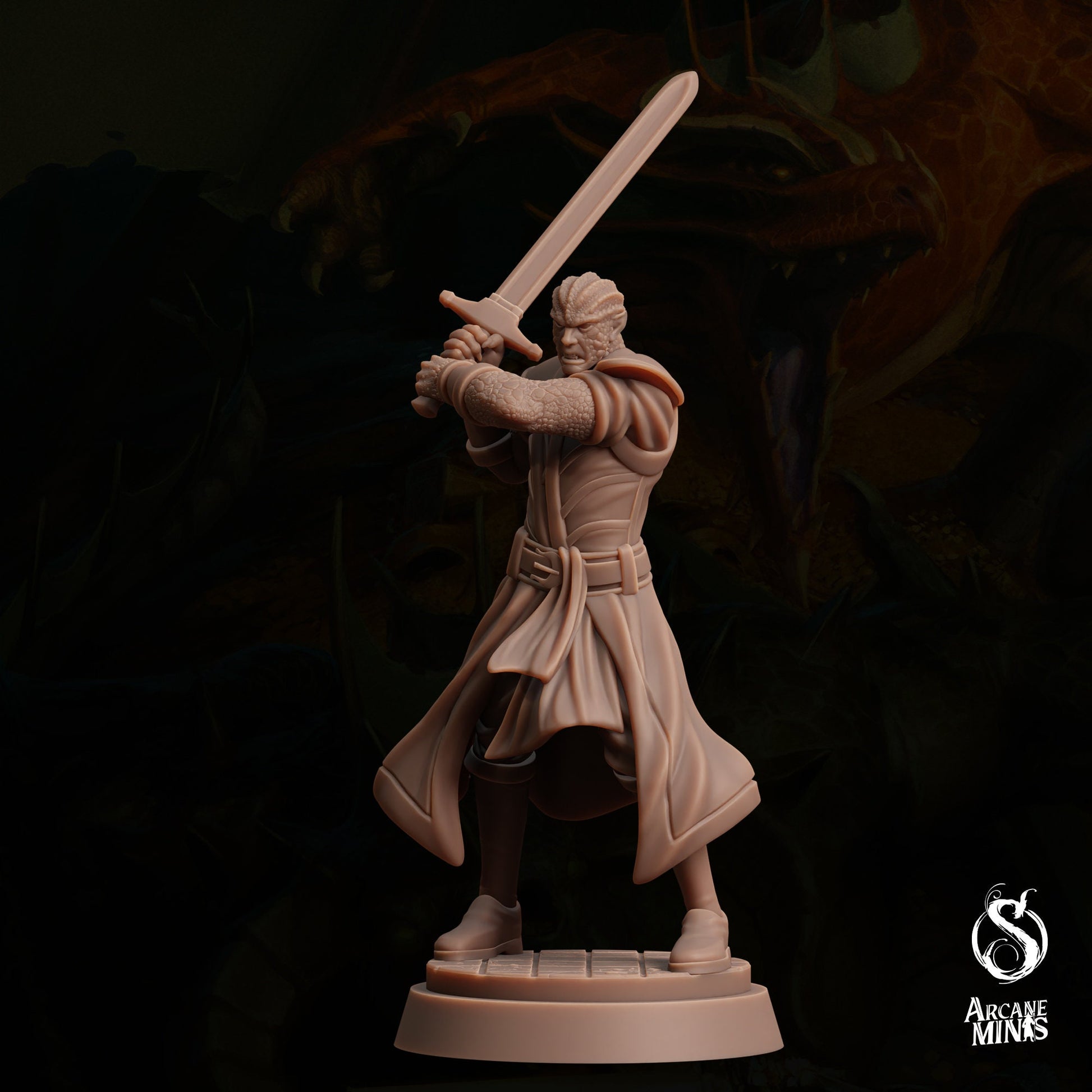 Dragon Cultist B by Arcane Minis | Please Read Description