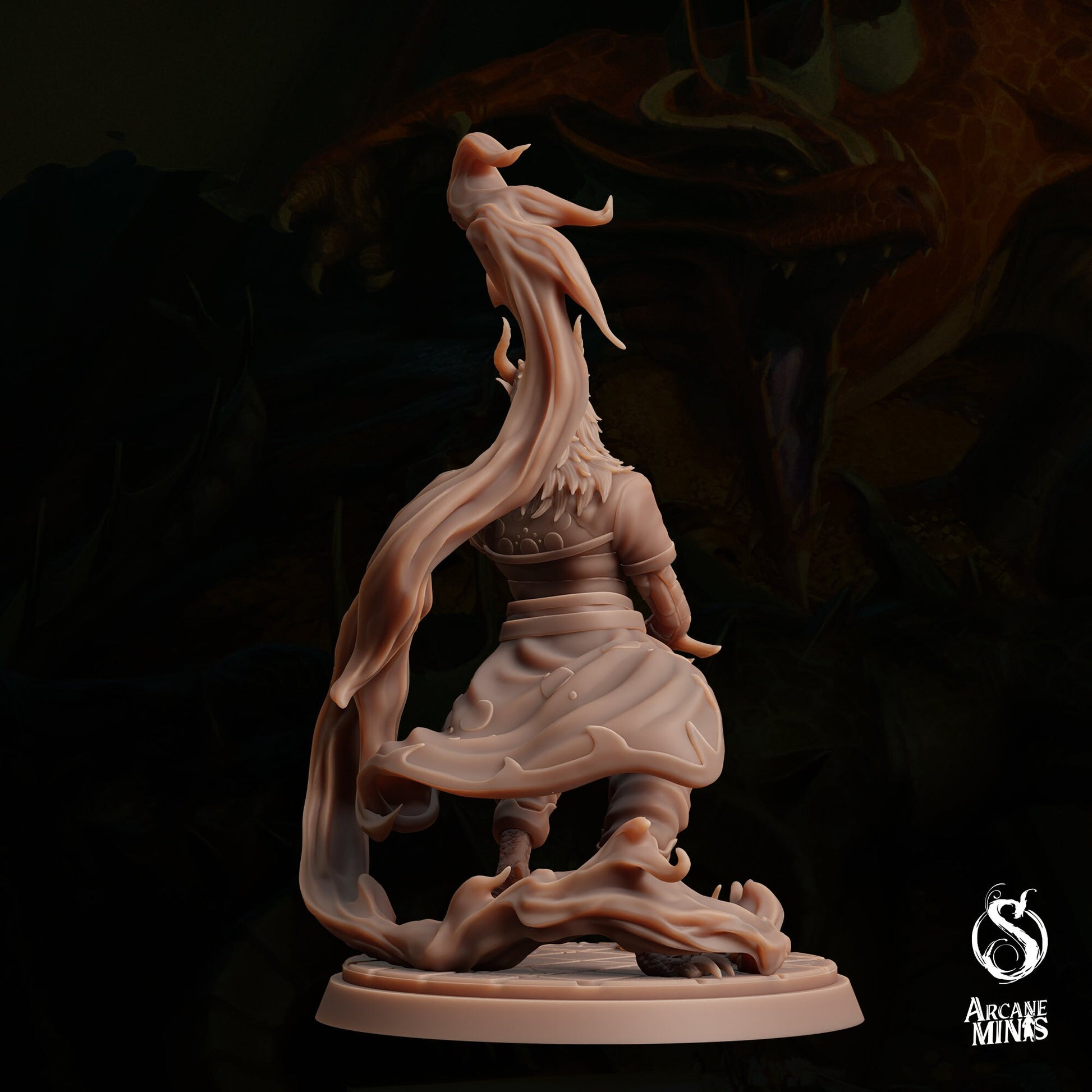 Dragon Spawn Cultist Sovereign by Arcane Minis | Please Read Description