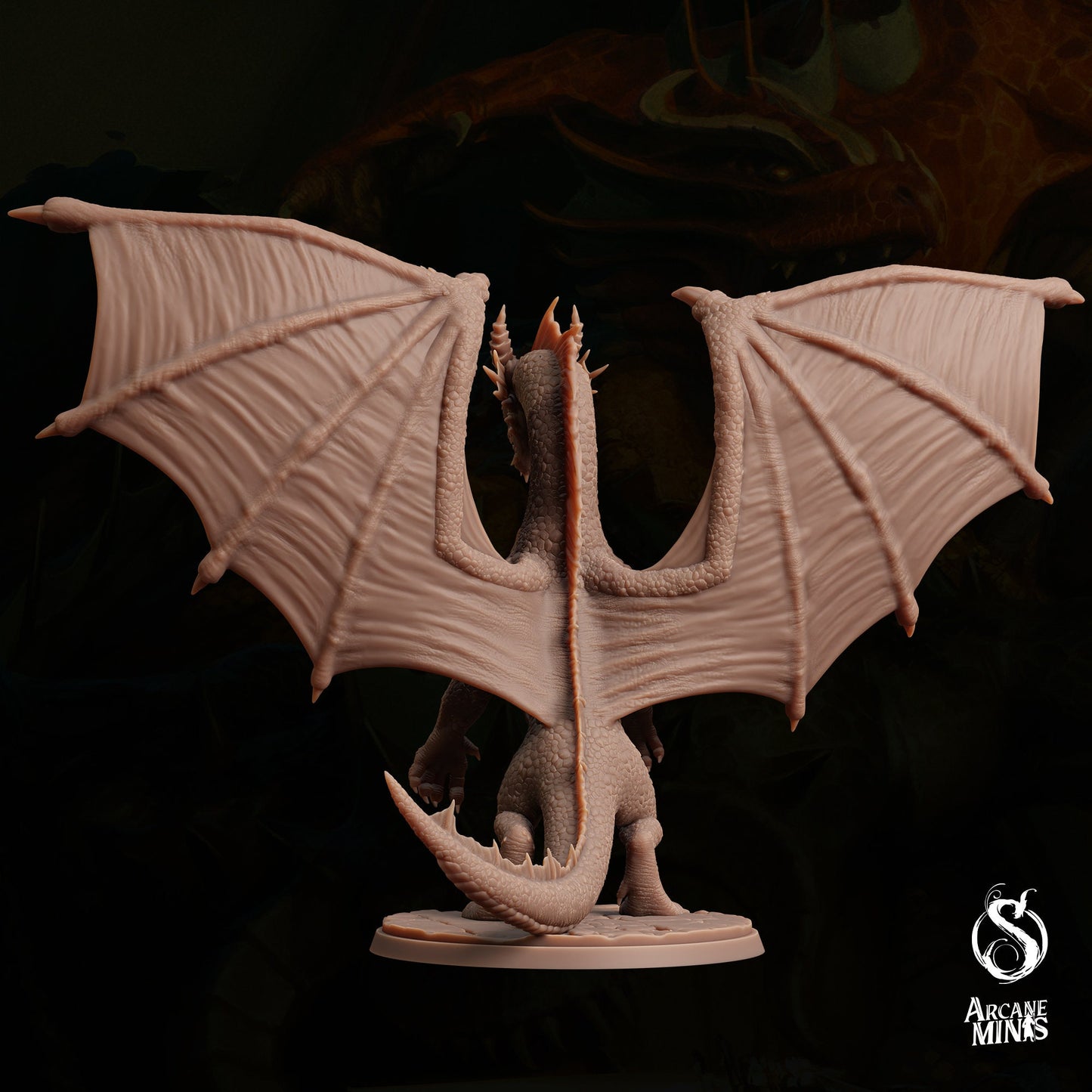 Young Red Dragon by Arcane Minis | Please Read Description