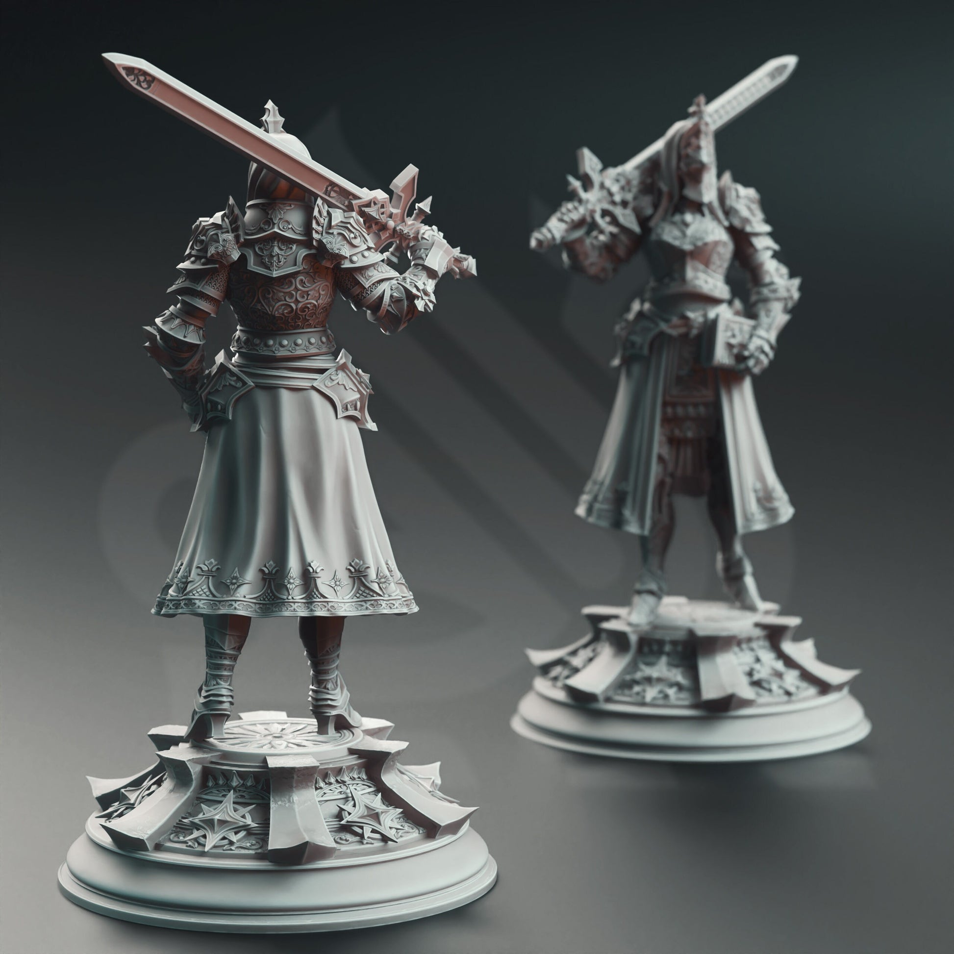 Johanna Saffron the Pious, Maiden Knight by DM Stash | Please Read description