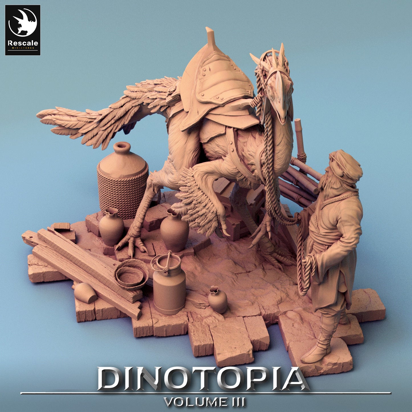 Dino Dioramas by Rescale Miniatures | Please Read Description