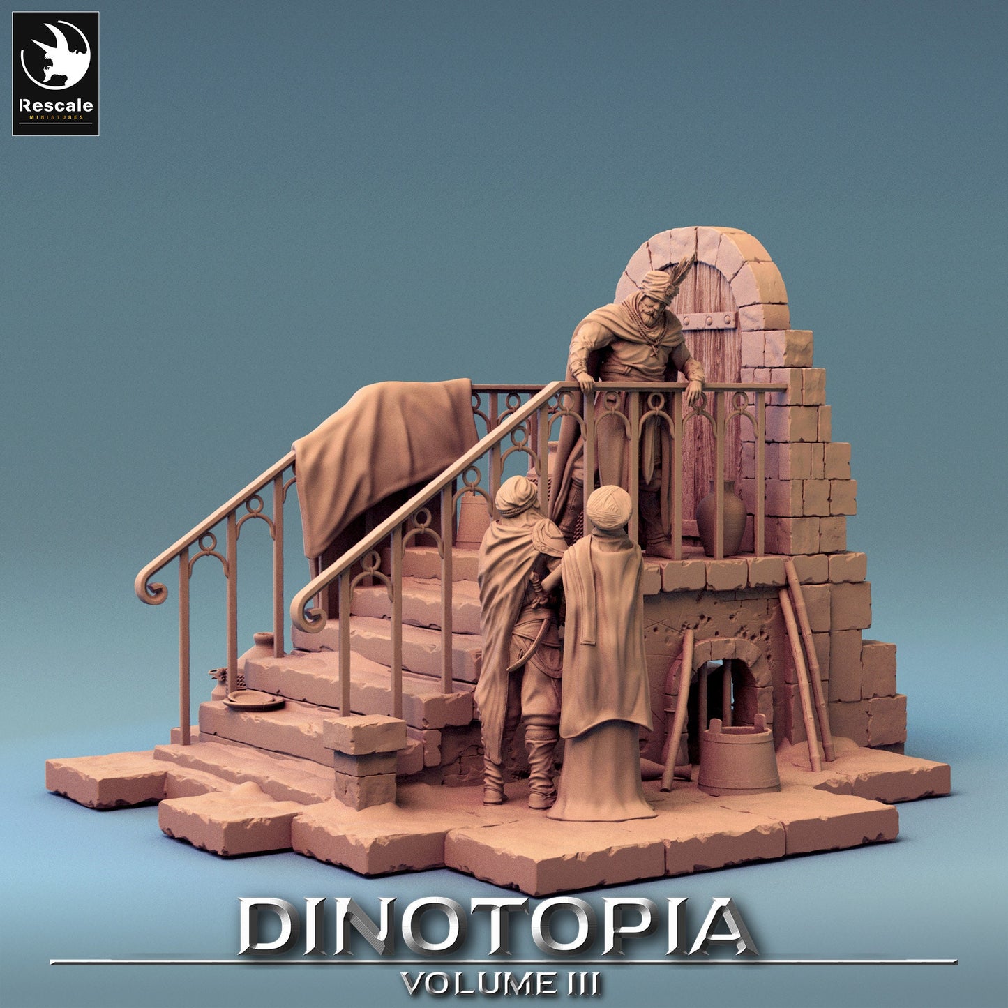 Dino City People Dioramas by Rescale Miniatures | Please Read Description