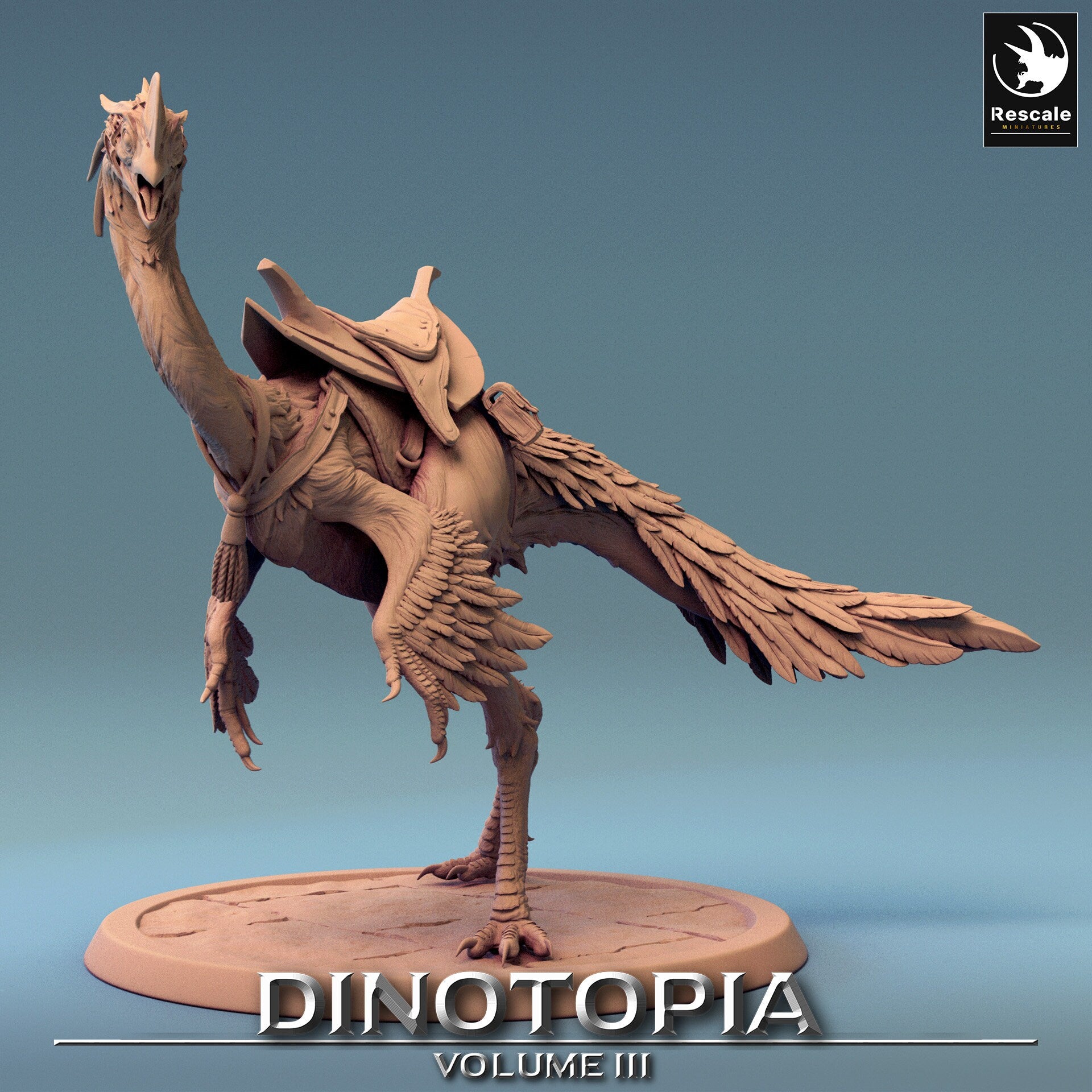 Oviraptor, Saddled by Rescale Miniatures | Please Read Description