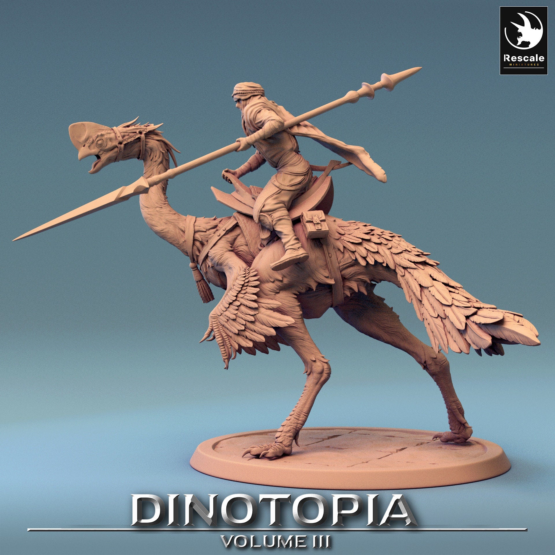 Oviraptor, Mounted by Rescale Miniatures | Please Read Description