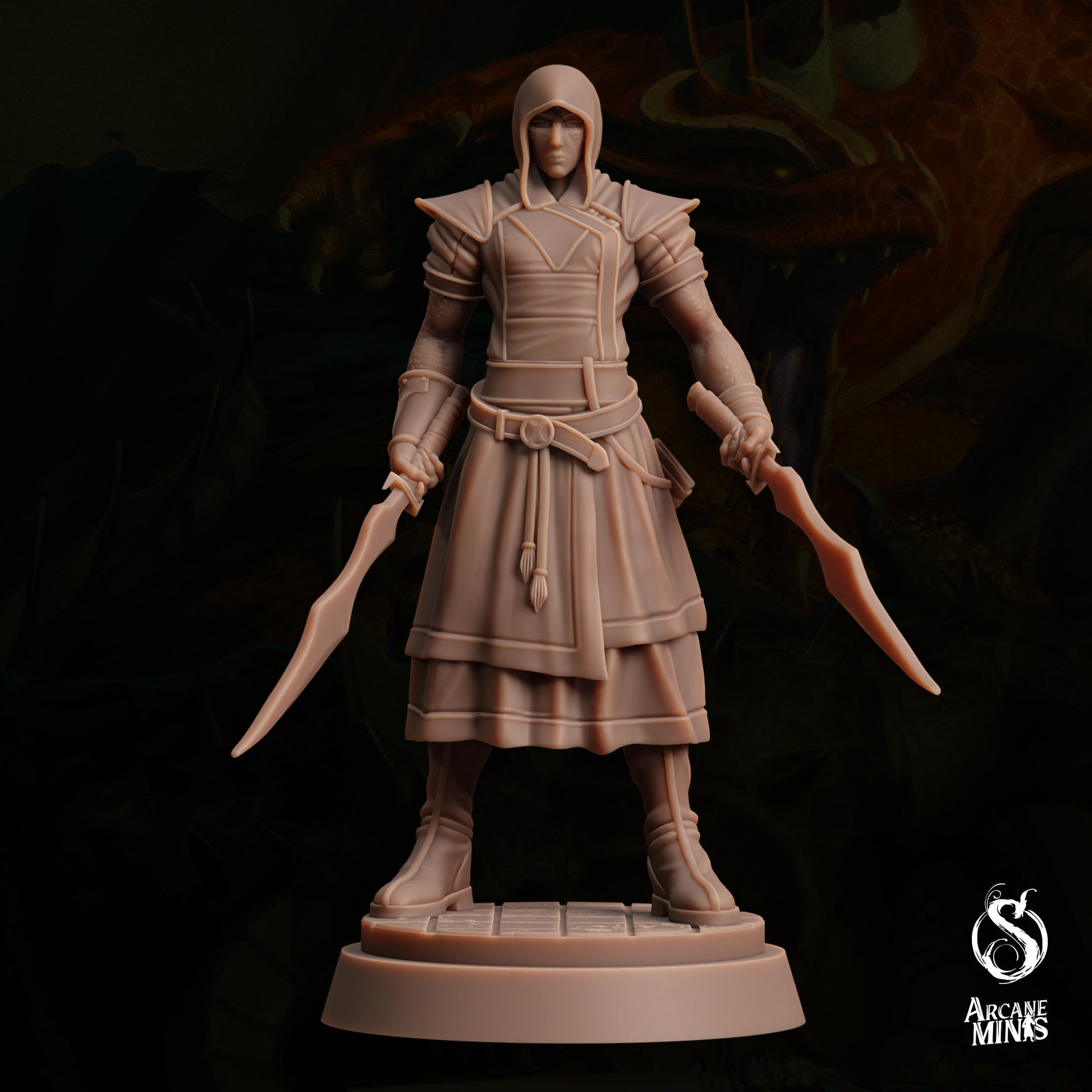 Dragon Cultist A by Arcane Minis | Please Read Description