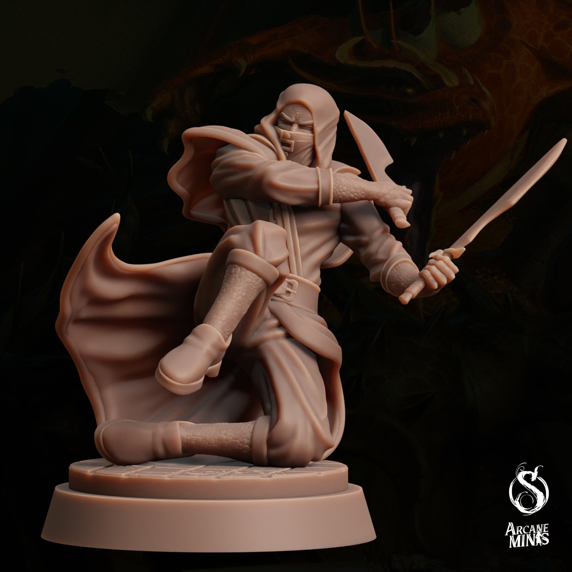 Dragon Cultist C by Arcane Minis | Please Read Description