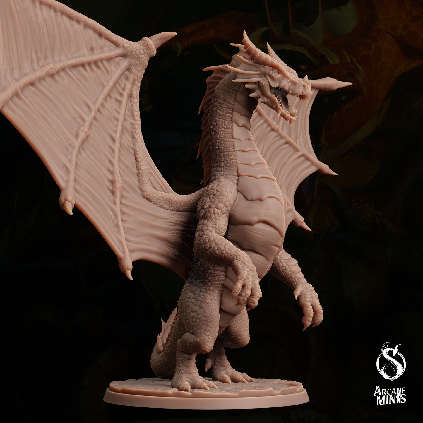 Young Red Dragon by Arcane Minis | Please Read Description