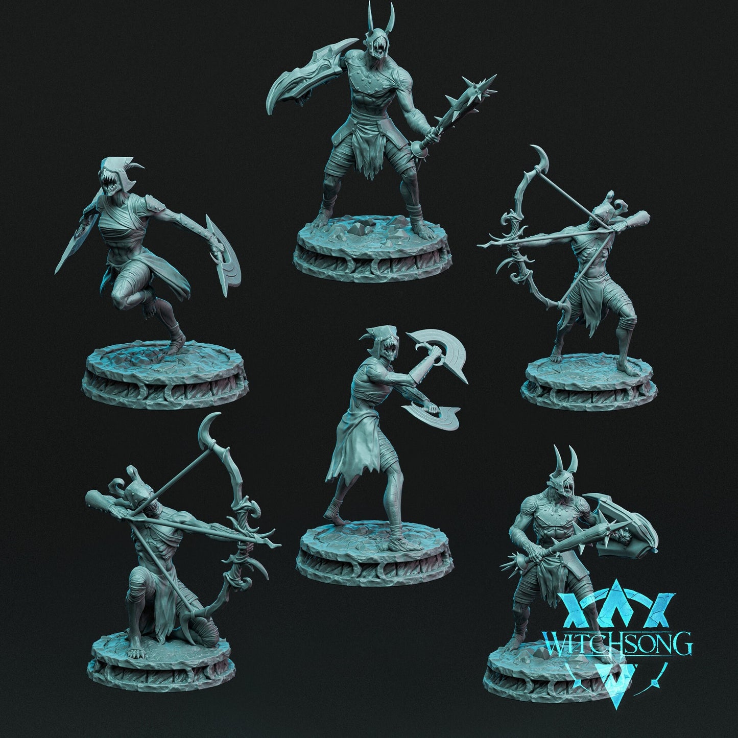 Thralls by Witchsong Miniatures | Please Read Description | Print on Demand