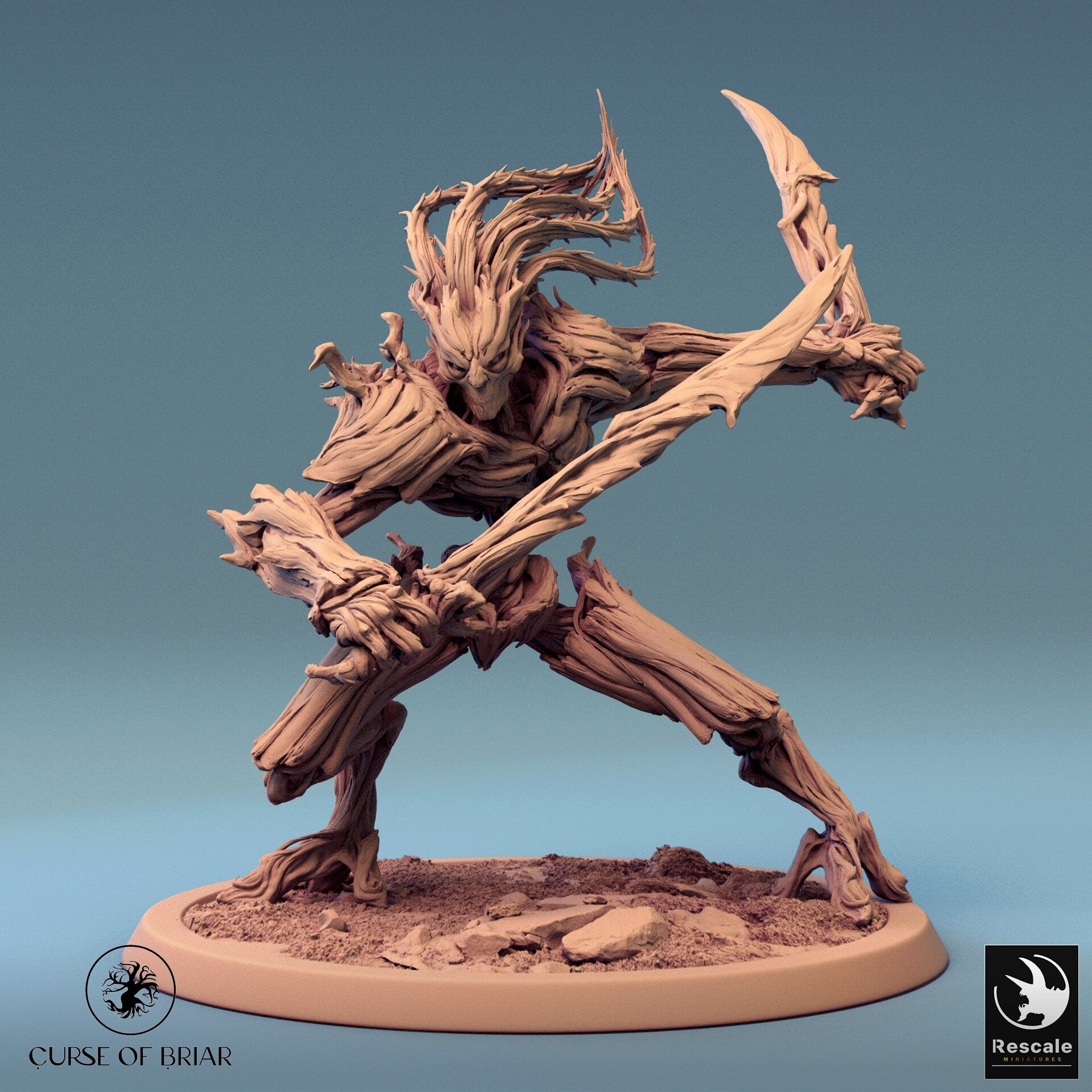 Barkclad Branchblades by Rescale Miniatures | Please Read Description | Print on Demand