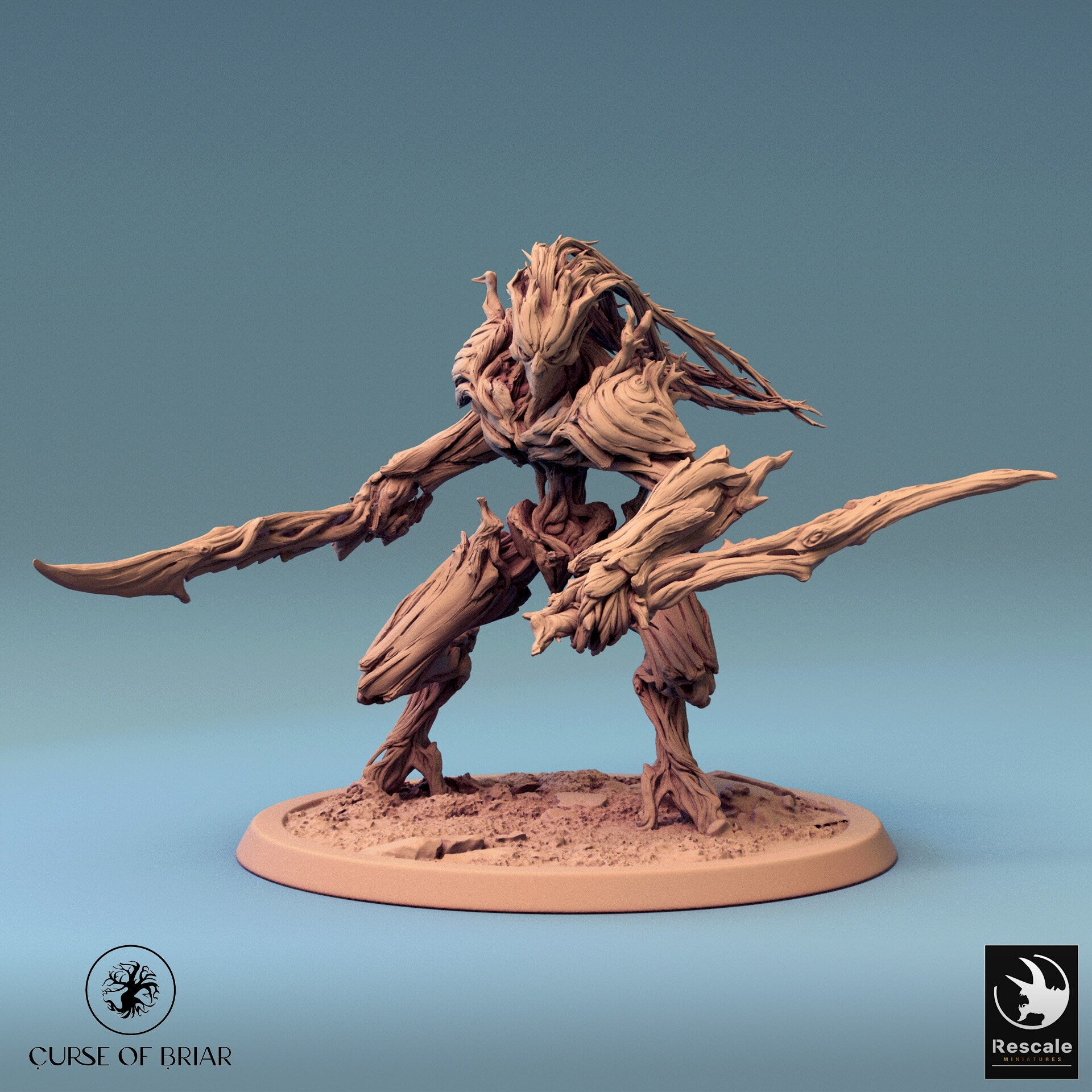 Barkclad Branchblades by Rescale Miniatures | Please Read Description | Print on Demand