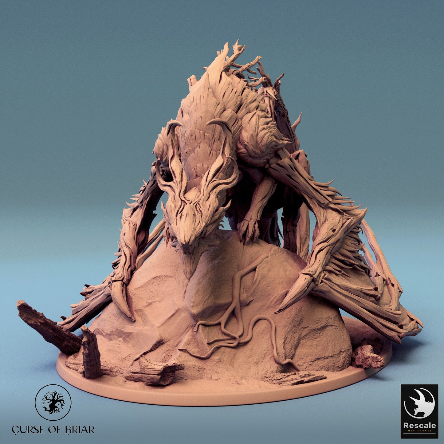 Briar Dragon by Rescale Miniatures | Please Read Description | Print on Demand