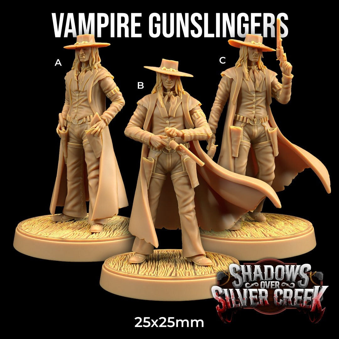 Vampire Gunslingers by Dragon Trappers Lodge | Please Read Description | Print on Demand