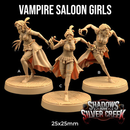 Vampire Saloon Girls by Dragon Trappers Lodge | Please Read Description | Print on Demand