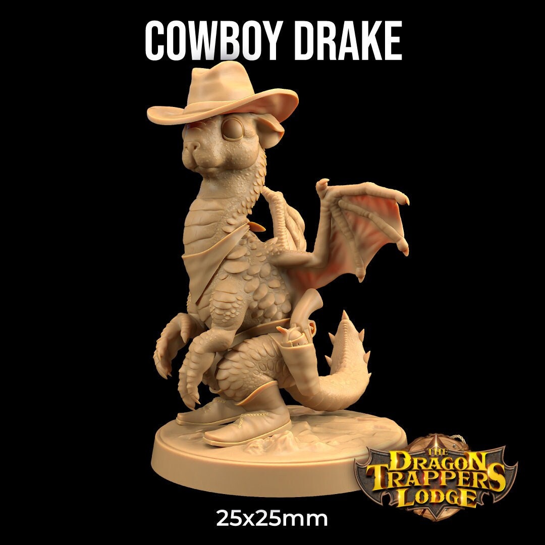 Cowboy Ferret Drake by Dragon Trappers Lodge | Please Read Description | Print on Demand