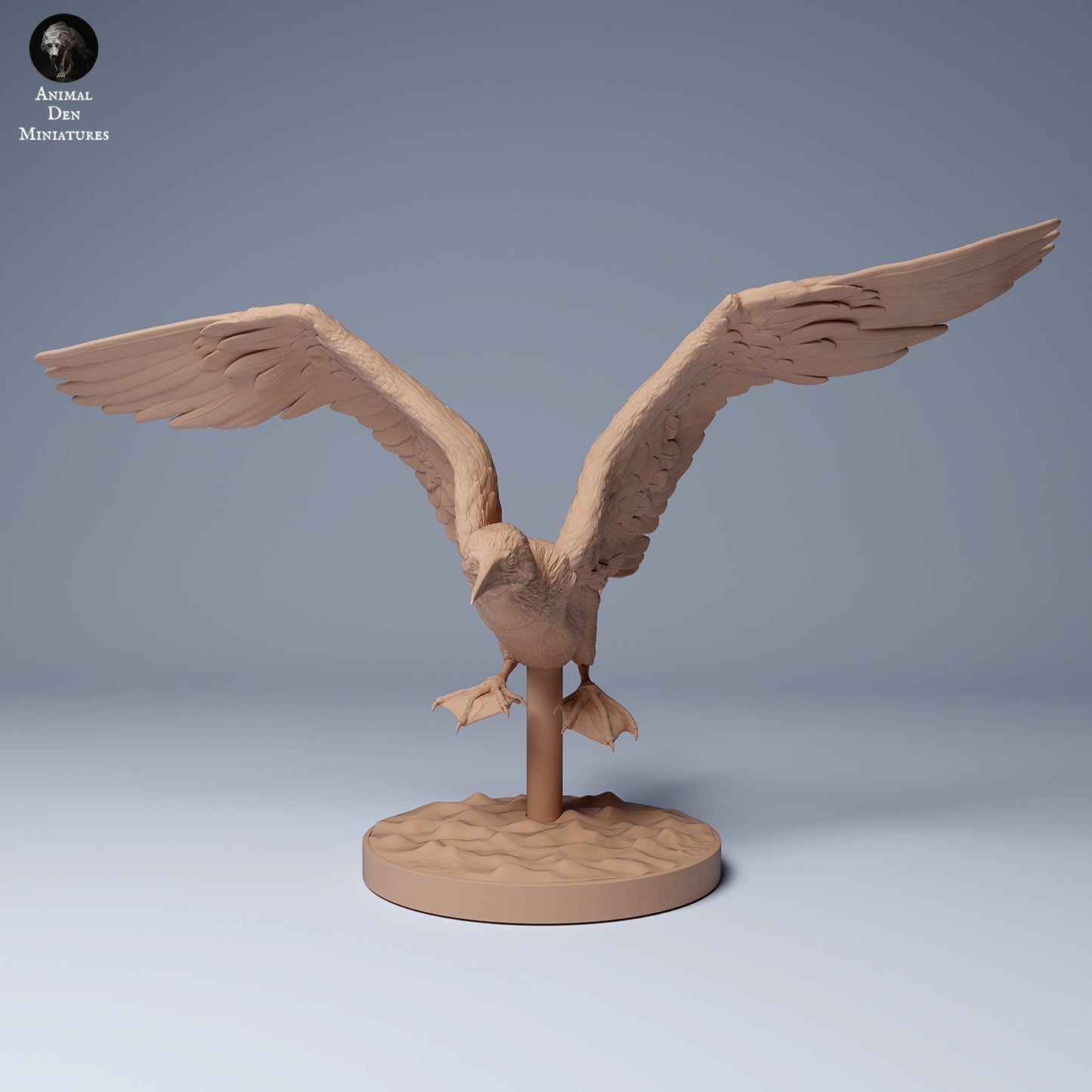 Blue Footed Booby 1:16 scale by Animal Den Miniatures | Please Read Description | Print on Demand