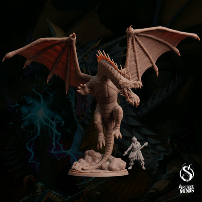 Young Green Dragon by Arcane Minis | Please Read Description | Print on Demand