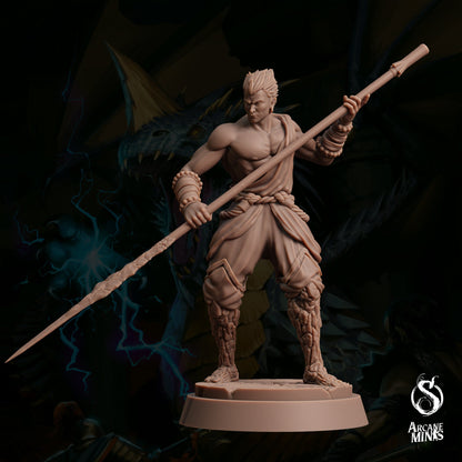 Earth Elemdar Monk by Arcane Minis | Please Read Description | Print on Demand