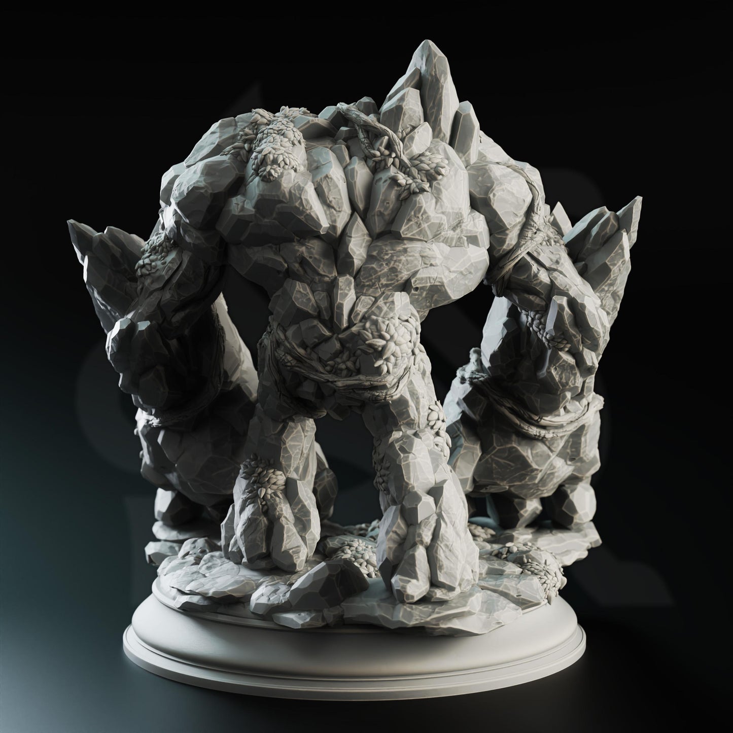 The Three Faces, Elemental Golems by DM Stash | Please Read description | Print on Demand