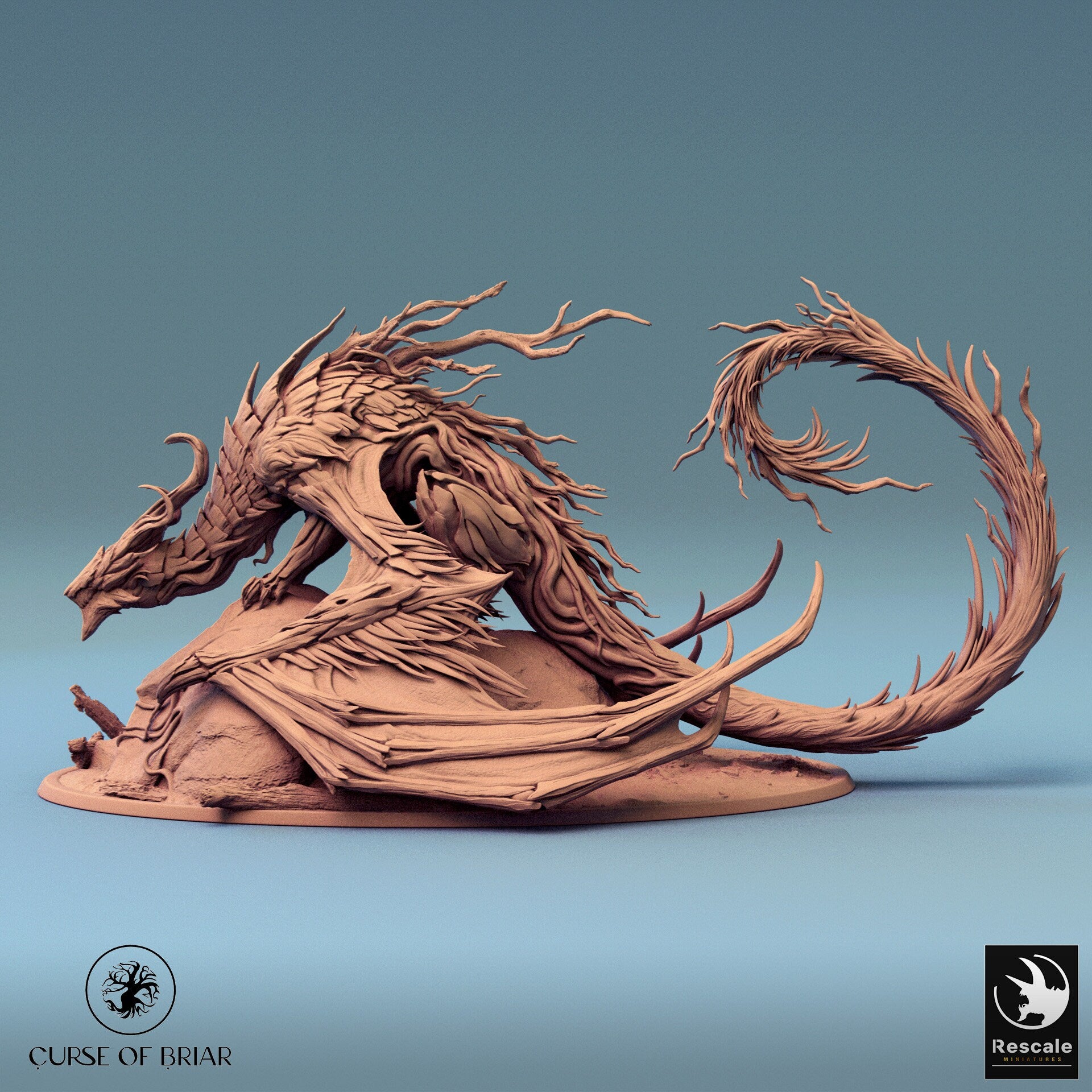 Briar Dragon by Rescale Miniatures | Please Read Description | Print on Demand