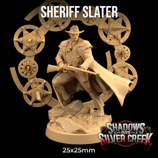 Sheriff Slater by Dragon Trappers Lodge | Please Read Description | Print on Demand