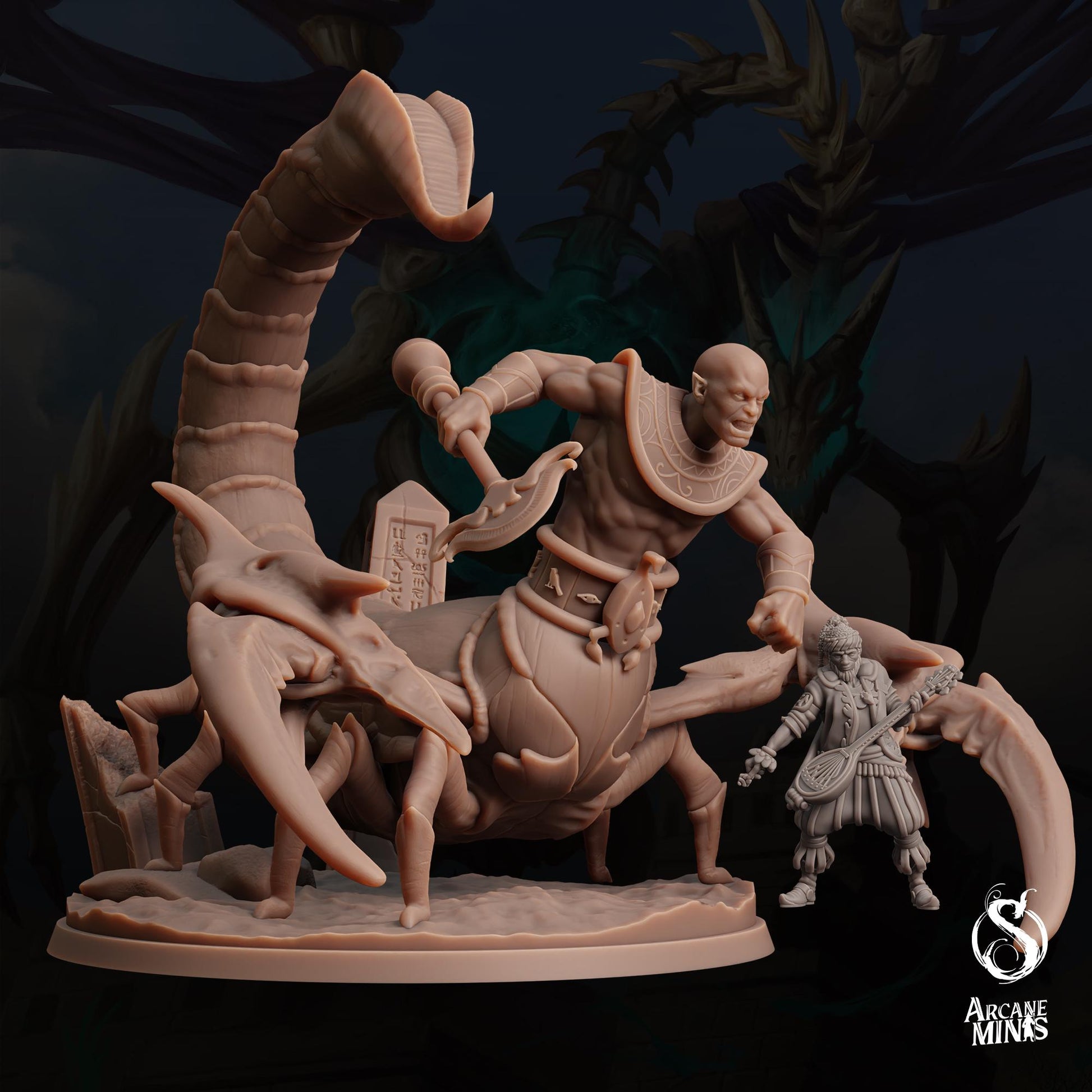 Scorpion Virex by Arcane Minis | Please Read Description | Print on Demand