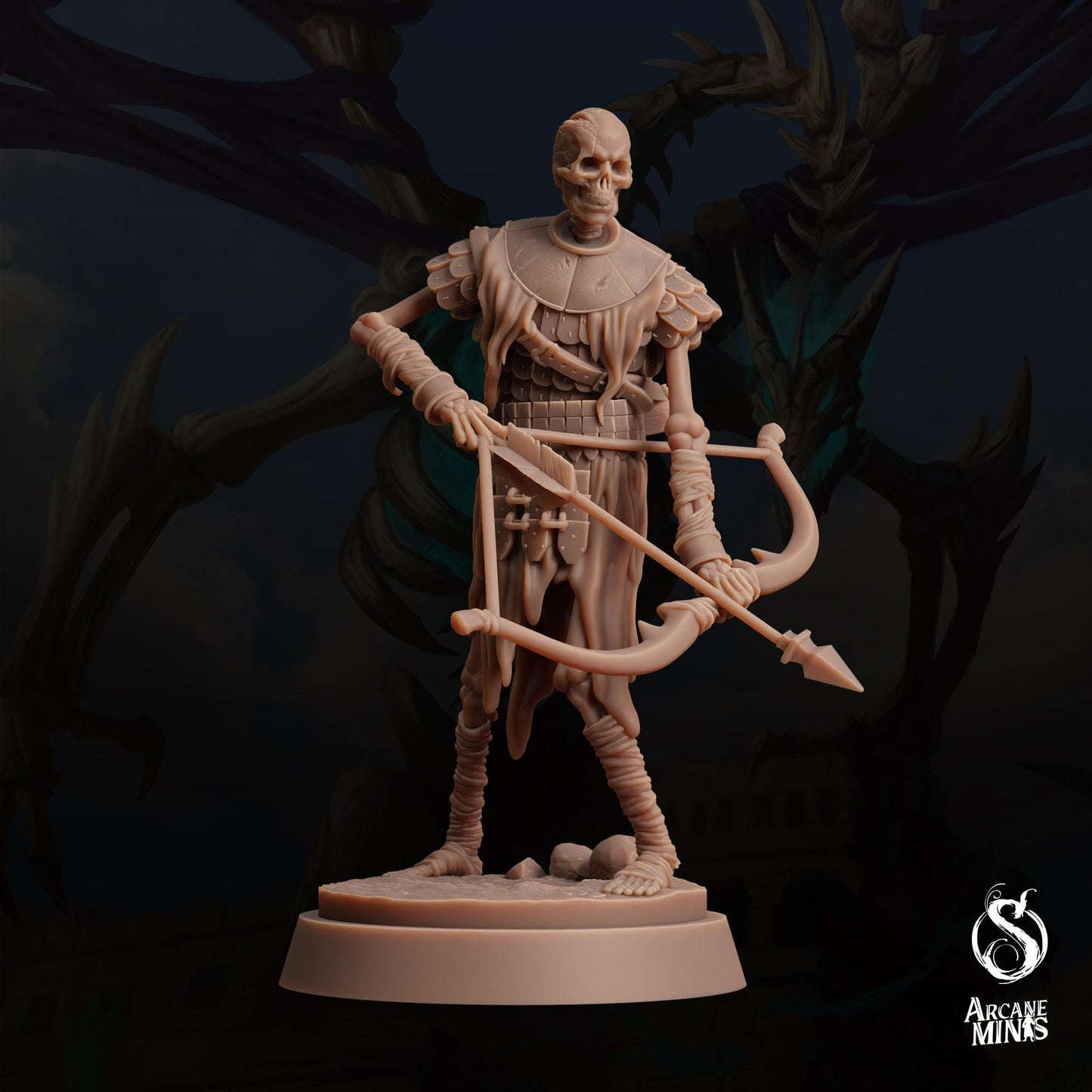 Skeleton Warriors, Bowmen by Arcane Minis | Please Read Description | Print on Demand