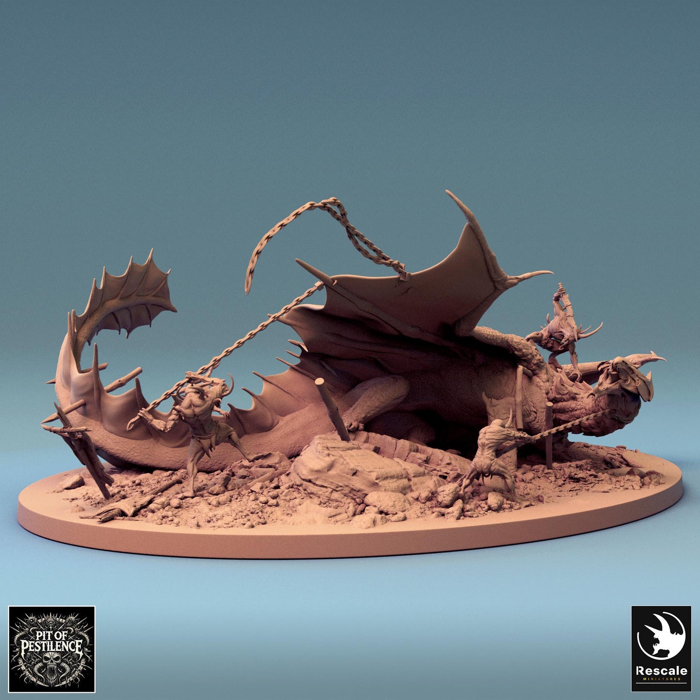 Ancient Brass Dragon by Rescale Miniatures | Please Read Description | Print on Demand