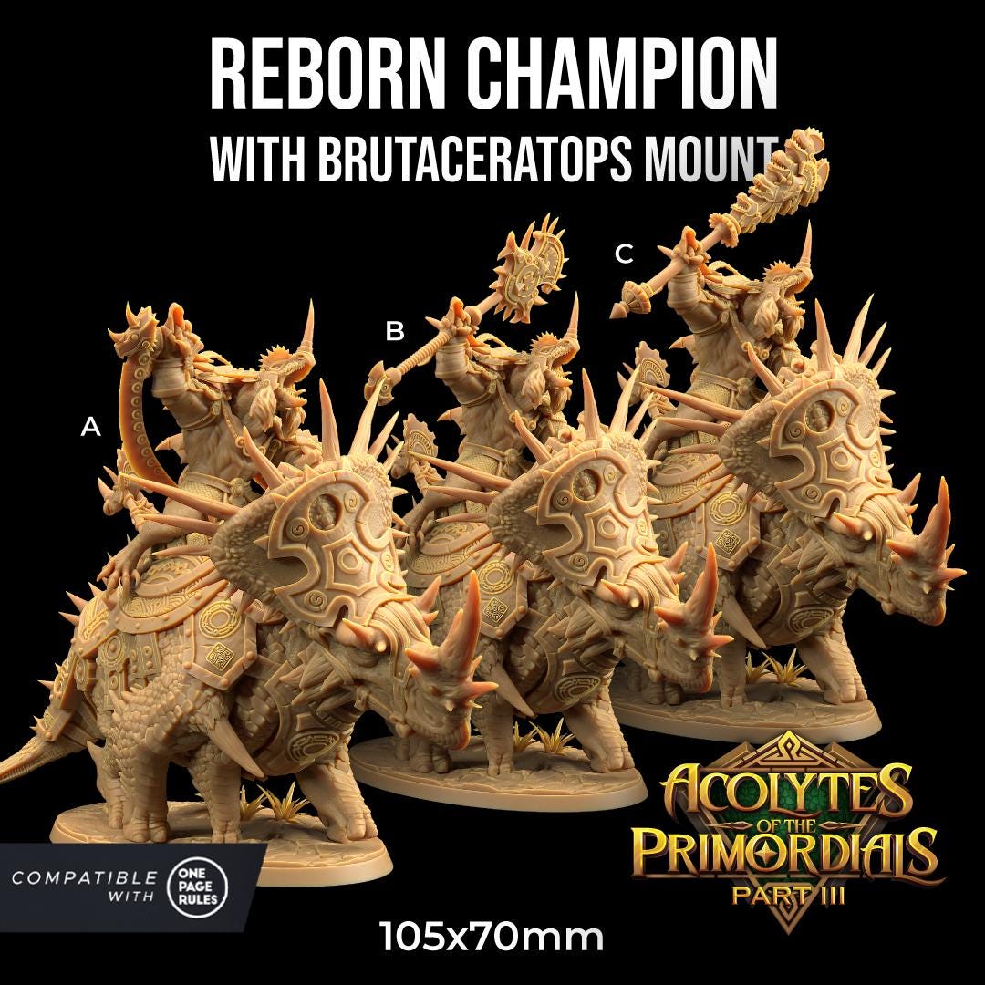 Reborn Champion by Dragon Trappers Lodge | Please Read Description | Print on Demand