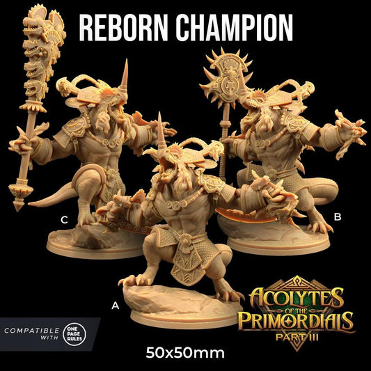 Reborn Champion by Dragon Trappers Lodge | Please Read Description | Print on Demand