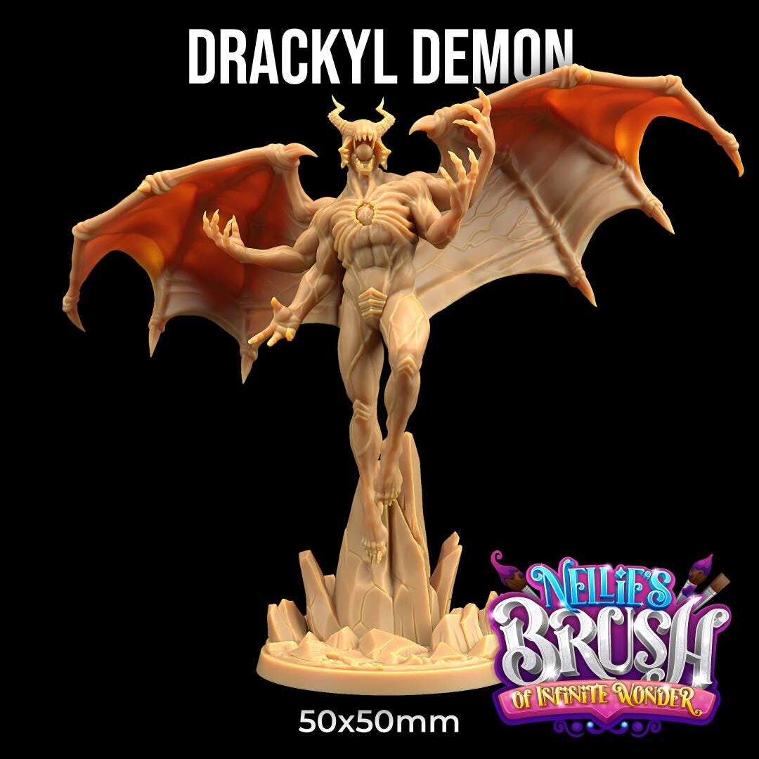 Drackyl Demon by Dragon Trappers Lodge | Please Read Description | Print on Demand