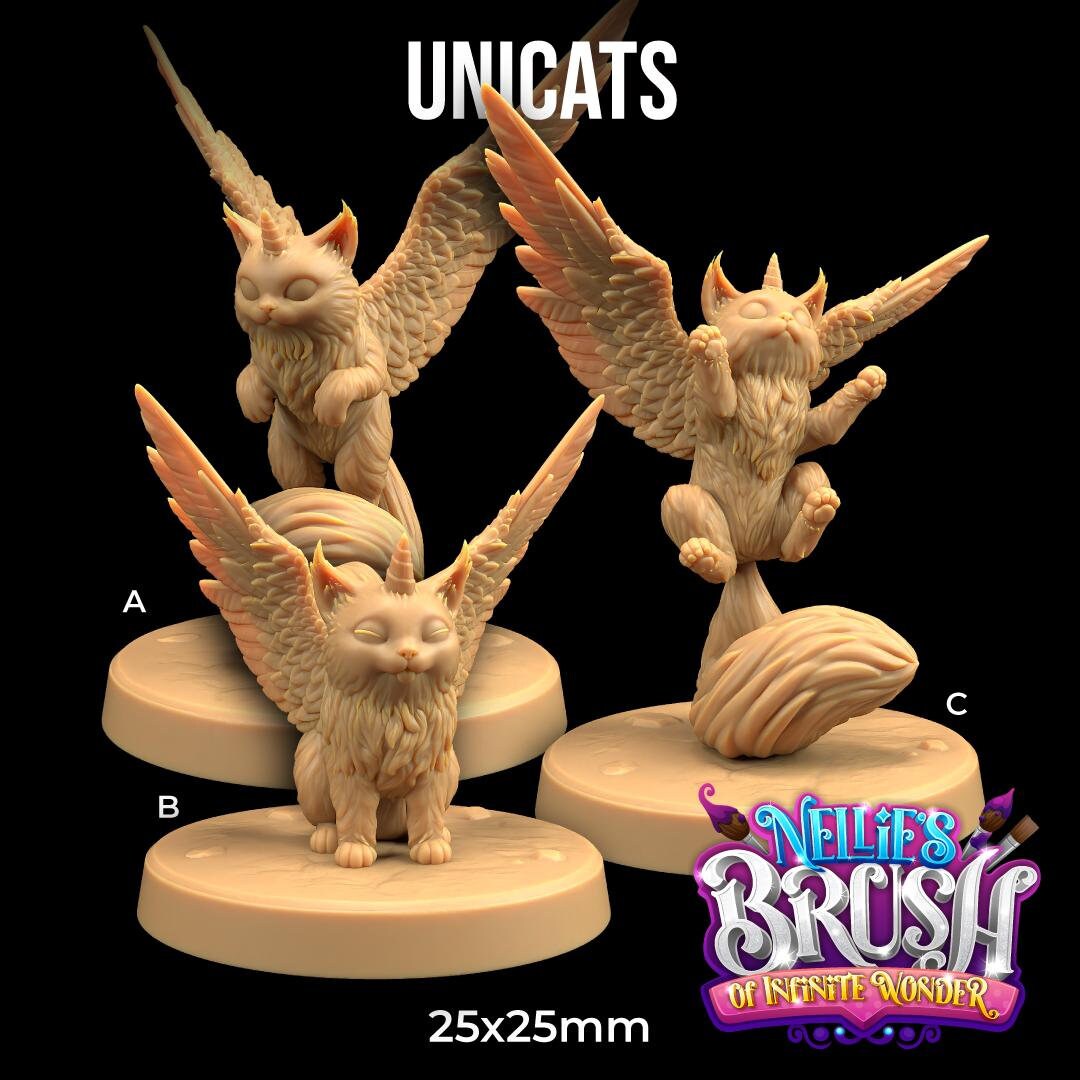 Unicats by Dragon Trappers Lodge | Please Read Description | Print on Demand