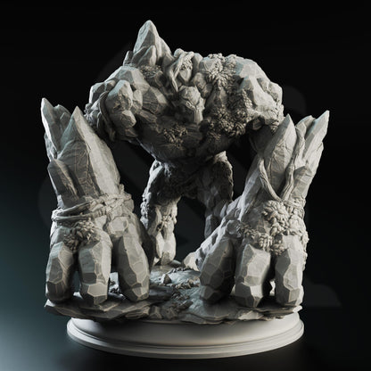 The Three Faces, Elemental Golems by DM Stash | Please Read description | Print on Demand